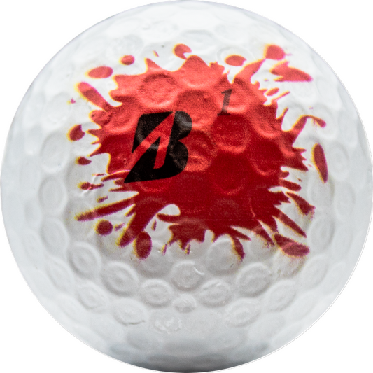 Bridgestone Tour B RX Blood Splatter Golf Balls