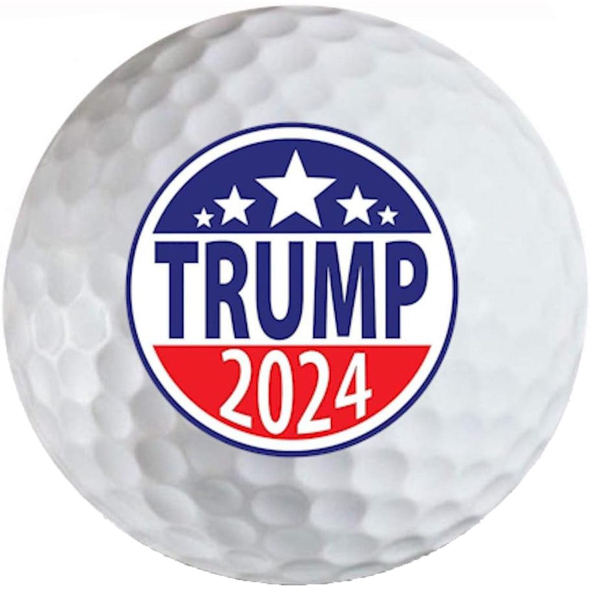 New Novelty Trump 2024 Golf Balls and Tees Set #3 - ReNew Golf Balls