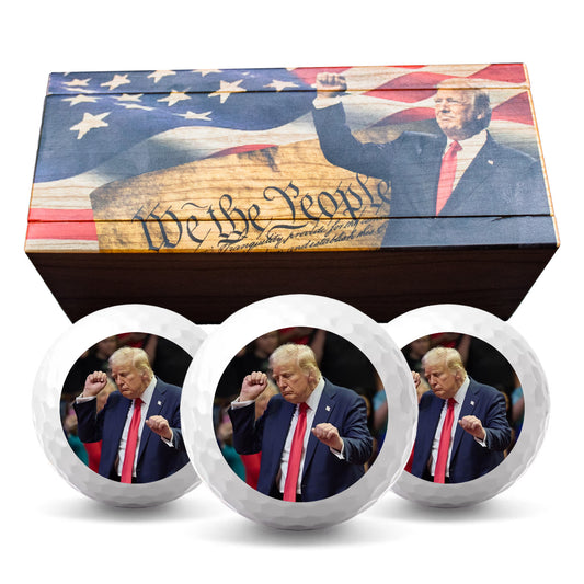 Limited Edition Trump Victory Dance - 3 Golf Ball Collector Set