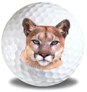 New Novelty Cougar Golf Balls