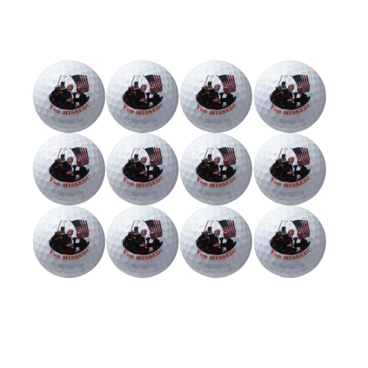 New Novelty Trump - You Missed! Golf Balls - ReNew Golf Balls