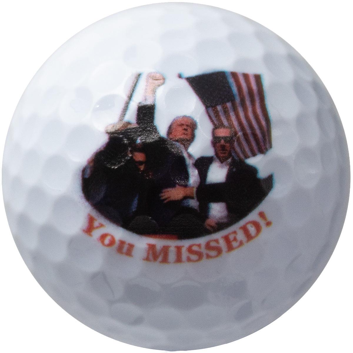 New Novelty Trump - You Missed! Golf Balls - ReNew Golf Balls