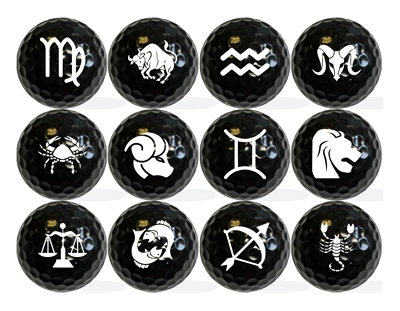 New Novelty Zodiak Golf Balls