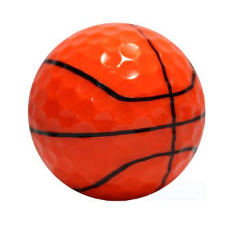 orange basketball golf ball