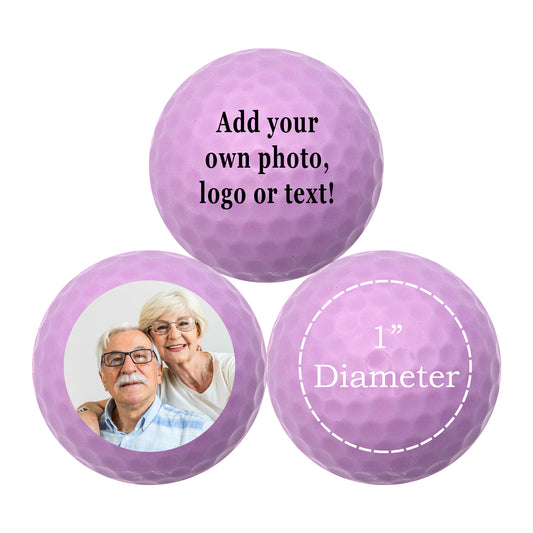 Personalized Lavender Golf Balls - New