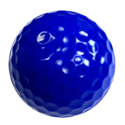 blank cobalt blue golf balls