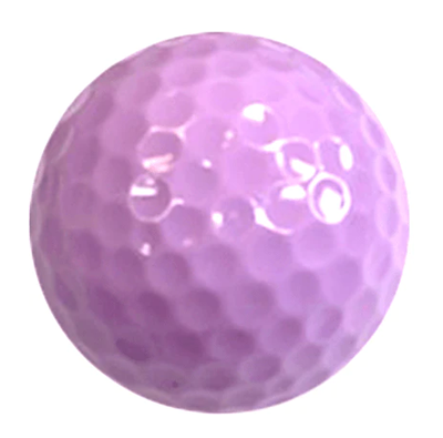 blank pastel lavender color golf balls