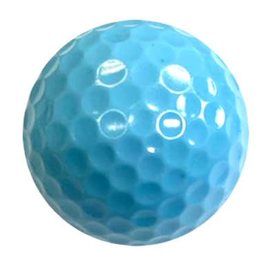 blank light powder blue golf balls