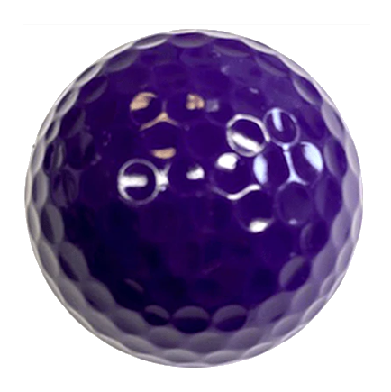 blank deep purple colored personalized golf ball