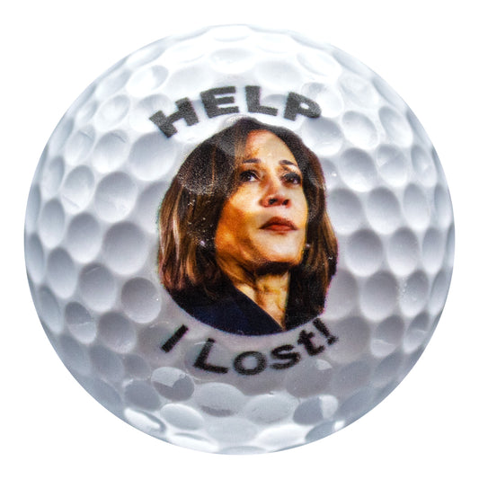 New Novelty Kamala Harris - Help I Lost Golf Balls