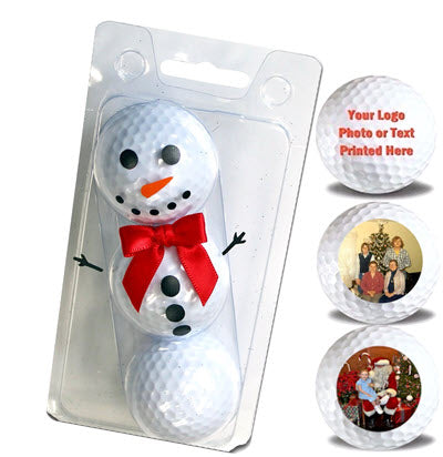 New Novelty Personalized Snowman of Golf Balls