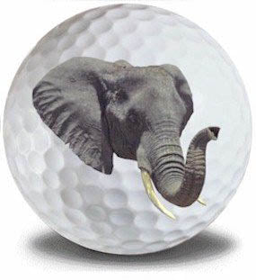 New Novelty Elephant Golf Balls