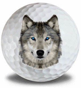 New Novelty Wolf Golf Balls