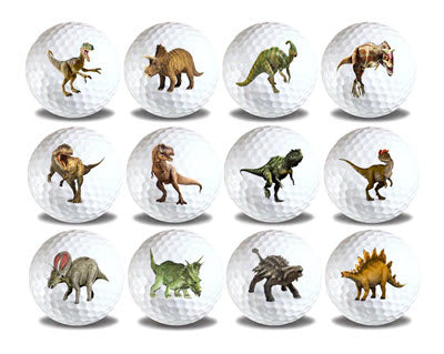 New Novelty Dinosaur Carnivores Golf Balls - ReNew Golf Balls